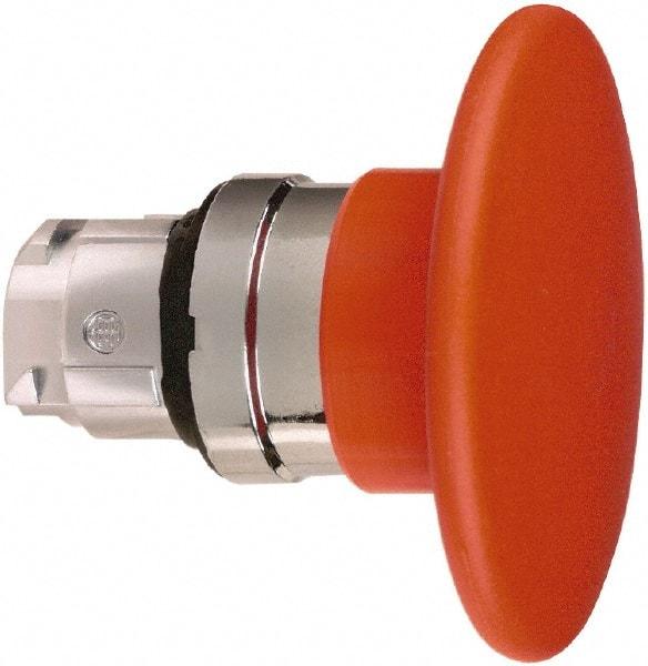 Schneider Electric - 22mm Mount Hole, Extended Mushroom Head, Pushbutton Switch Only - Round, Red Pushbutton, Nonilluminated, Momentary (MO) - Caliber Tooling