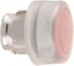 Schneider Electric - 22mm Mount Hole, Flush, Pushbutton Switch Only - Round, Red Pushbutton, Nonilluminated, Momentary (MO) - Caliber Tooling