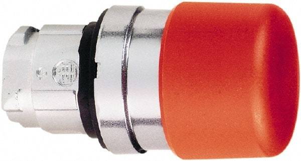 Schneider Electric - 22mm Mount Hole, Extended Mushroom Head, Pushbutton Switch Only - Round, Red Pushbutton, Nonilluminated, Momentary (MO) - Caliber Tooling