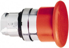 Schneider Electric - 22mm Mount Hole, Extended Mushroom Head, Pushbutton Switch Only - Round, Red Pushbutton, Nonilluminated, Momentary (MO) - Caliber Tooling