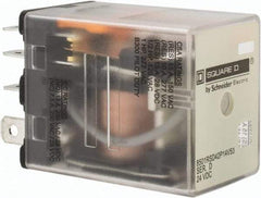 Square D - Electromechanical Plug-in General Purpose Relay - 10 Amp at 240 VAC, DPDT, 24 VDC - Caliber Tooling