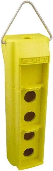 Square D - 5 Hole, 30mm Hole Diameter, Pushbutton Switch Enclosure - Caliber Tooling