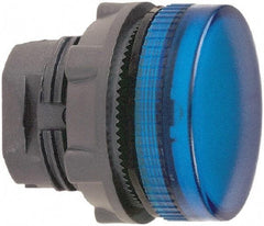 Schneider Electric - Round Pilot and Indicator Light Lens - Blue - Caliber Tooling