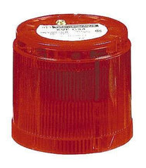 Schneider Electric - 120 VAC, Flash Discharge Tube, Red, Strobe Light - 70mm Diameter, IP40, IP42 Ingress Rating, Base Mount - Caliber Tooling