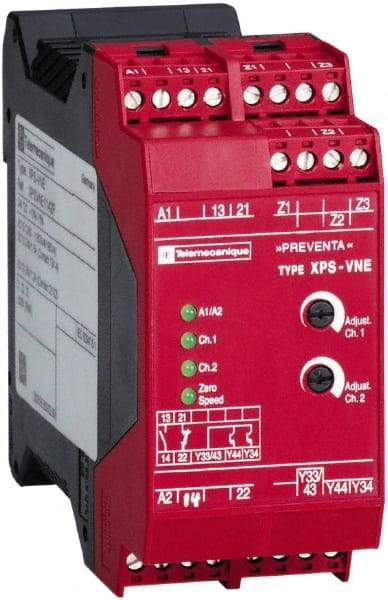 Schneider Electric - 24 VDC, Electromechanical & Solid State Screw Clamp General Purpose Relay - 2.5 Amp at 24 VDC, 45mm Wide x 99mm High x 114mm Deep - Caliber Tooling