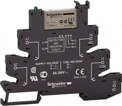 Schneider Electric - 1,500 VA Power Rating, Electromechanical Spring General Purpose Relay - 6 Amp at 110 V, SPDT, 110 VAC/VDC, 6.2mm Wide x 78.7mm High x 103mm Deep - Caliber Tooling