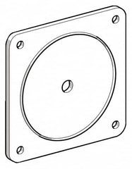 Schneider Electric - Cam and Disconnect Switch Gasket - For Use with 60 x 60mm Front Plate & Front Mounting Cam Switches, K1 Switches, K2 Switches - Caliber Tooling