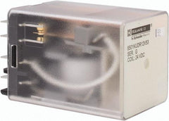 Square D - 8 Pins, 1 hp at 277 Volt & 1/3 hp at 120 Volt, 3 VA Power Rating, Square Electromechanical Plug-in General Purpose Relay - 10 Amp at 250 VAC, DPDT, 24 VDC, 34.9mm Wide x 50mm High x 35.4mm Deep - Caliber Tooling