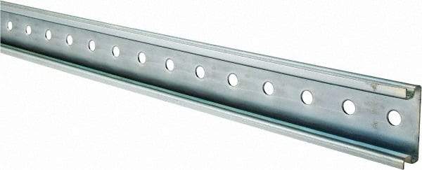 Schneider Electric - 2m Long x 0.6 Inch Wide x 1-1/2 Inch High x Steel DIN Rail - 0.04 Inch Thick - Caliber Tooling