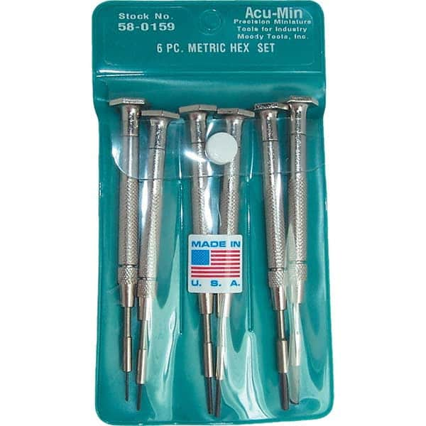 Moody Tools - Precision & Specialty Screwdrivers Type: Precision Hex Overall Length Range: 3" - 6.9" - Caliber Tooling