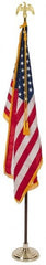 Valley Forge Flag Co - Flag Poles & Kits; Mounting: Portable ; Pole Material: Wood ; Mount Type: Portable ; Height Above Ground (Feet): 8.0 ; Height Above Ground: 8.0 ; Flag Type: American Flag - Exact Industrial Supply