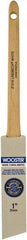 Wooster Brush - 1" Angled Hog Sash Brush - 2-3/16" Bristle Length, 6-1/2" Maple Rattail Handle - Caliber Tooling