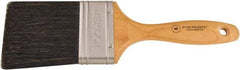 Wooster Brush - 3" Flat Hog Varnish Brush - 3-7/16" Bristle Length, 5-1/8" Maple Beavertail Handle - Caliber Tooling