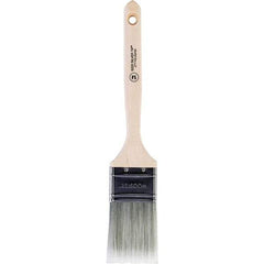 Wooster Brush - 2" Flat Synthetic Sash Brush - 2-11/16" Bristle Length, 7-3/4" Wood Fluted Handle - Caliber Tooling