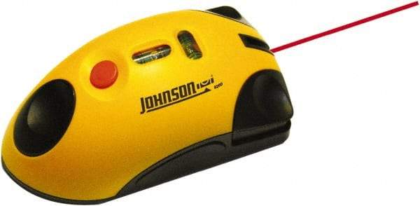 Johnson Level & Tool - 1 Beam 30' (Interior) Max Range Line Laser Level - Red Beam, 1/2" at 20' Accuracy, 4-1/4" Long x 1-3/4" Wide x 2-1/2" High, Battery Included - Caliber Tooling