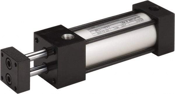 Norgren - 6" Stroke x 1-1/2" Bore Double Acting Air Cylinder - 1/4 Port, 250 Max psi, -20 to 200°F - Caliber Tooling