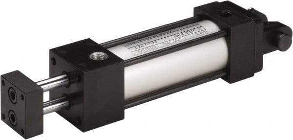 Norgren - 4" Stroke x 1-1/8" Bore Double Acting Air Cylinder - 1/8 Port, 150 Max psi, -20 to 200°F - Caliber Tooling