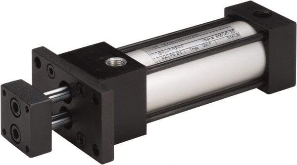 Norgren - 6" Stroke x 1-1/2" Bore Double Acting Air Cylinder - 1/4 Port, 250 Max psi, -20 to 200°F - Caliber Tooling