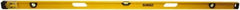 DeWALT - Magnetic 78" Long 3 Vial I-Beam Level - Aluminum, Yellow - Caliber Tooling