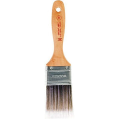 Wooster Brush - 2" Flat Nylon/Polyester Varnish Brush - 2-11/16" Bristle Length, 6-1/2" Maple Beavertail Handle - Caliber Tooling