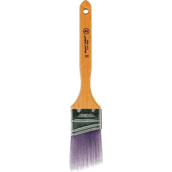 Wooster Brush - 2" Angled Synthetic Sash Brush - 2-11/16" Bristle Length, 7.77" Maple Fluted Handle - Caliber Tooling