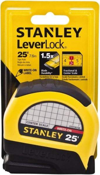 Stanley - 25' x 1" Tape Measure - 1/16" Graduation - Caliber Tooling