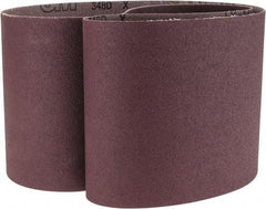 3M - 6" Wide x 48" OAL, 80 Grit, Aluminum Oxide Abrasive Belt - Aluminum Oxide, Coated, Cloth Backing, Series 341D - Caliber Tooling