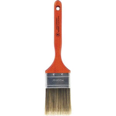 Wooster Brush - 2-1/2" Flat Nylon/Polyester Sash Brush - 2-15/16" Bristle Length, 7-3/16" Wood Fluted Handle - Caliber Tooling