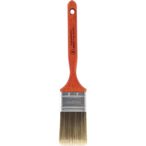 Wooster Brush - 2" Flat Nylon/Polyester Sash Brush - 2-11/16" Bristle Length, 7-3/16" Wood Fluted Handle - Caliber Tooling