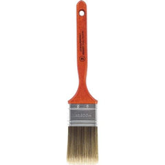 Wooster Brush - 2" Flat Nylon/Polyester Sash Brush - 2-11/16" Bristle Length, 7-3/16" Wood Fluted Handle - Caliber Tooling