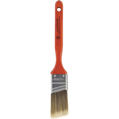 Wooster Brush - 1-1/2" Angled Nylon/Polyester Sash Brush - 2-7/16" Bristle Length, 7-3/16" Wood Fluted Handle - Caliber Tooling