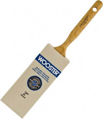 Wooster Brush - 2" Flat Hog Varnish Brush - 2-7/16" Bristle Length, 6-1/4" Maple Dowel Handle - Caliber Tooling