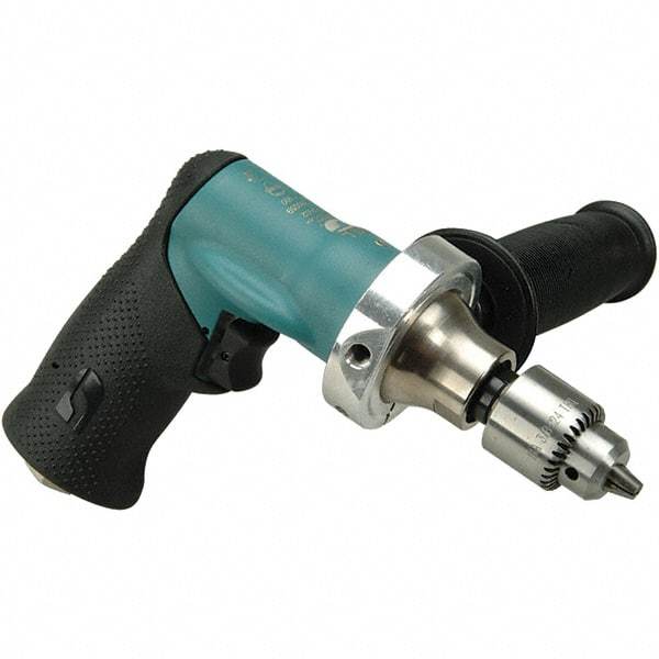 Dynabrade - 1/4" Keyed Chuck - Pistol Grip Handle, 1,000 RPM, 0.4 hp, 90 psi - Caliber Tooling