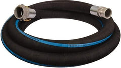 Alliance Hose & Rubber - 2" ID x 2.39 OD, 150 Working psi, Black Synthetic Rubber Water & Discharge Hose - Male x Female Camlock Ends, 20' Long, -25 to 200°F - Caliber Tooling