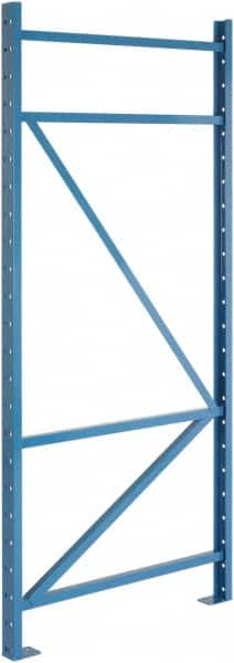 Steel King - 39,990 Lb Capacity Heavy-Duty Framing Upright Pallet Storage Rack - 3" Wide x 96" High x 48" Deep, Powder Coat Blue - Caliber Tooling