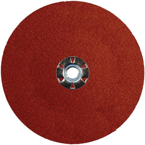 7X5/8-11 36G CER RESIN FIBER DISC - Caliber Tooling