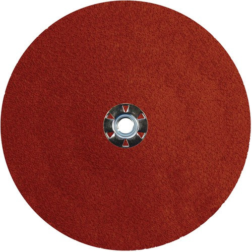 9X5/8-11 24G CER RESIN FIBER DISC - Caliber Tooling