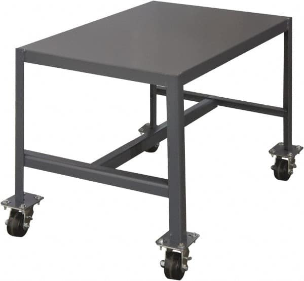 Durham - Mobile Work Bench - Steel, Gray, 48" Long x 24" Deep x 18" High - Caliber Tooling