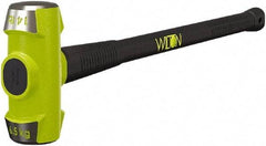 Wilton - 14 Lb Head, 36" Long Sledge Hammer - Steel Head, Steel Handle with Grip - Caliber Tooling