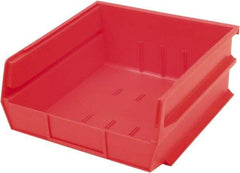 Triton - 10-7/8" Deep, Red Polypropylene Hopper Stacking Bin - 5" High x 11" Wide x 10-7/8" Long - Caliber Tooling