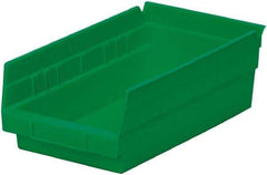 Akro-Mils - 11-5/8" Deep, Green Hopper Shelf Bin - 4" High x 6-5/8" Wide x 11-5/8" Long - Caliber Tooling