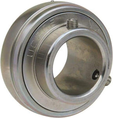 Value Collection - 1-3/16" ID x 2.441" OD, 4,383 Lb Dynamic Capacity, Ball Bearing Insert Insert Bearing - Zinc Chromate Plated Steel Insert, 3/4" Race Width, 2,540 Lb Static Capacity - Caliber Tooling