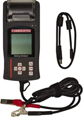 Associated Equipment - 12 Volt Battery Tester with Case & Manual - 100 to 1,700 CCA Range, 5' Cable - Caliber Tooling