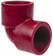 NIBCO - 1-1/2" PVDF Plastic Pipe 90° Elbow - Schedule 80, S x S End Connections - Caliber Tooling