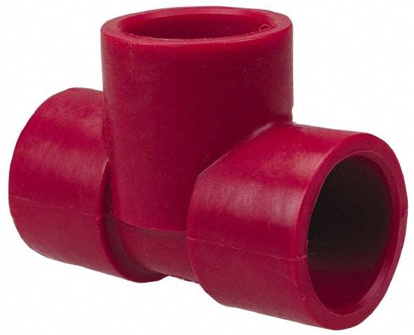 NIBCO - 3/4" PVDF Plastic Pipe Socket Tee - Schedule 80, S x S x S End Connections - Caliber Tooling