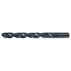 U RHS / RHC HSS 135 Degree Split Point Heavy Duty Jobber Length Drill - Steam Oxide - Exact Industrial Supply