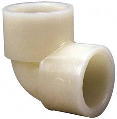 NIBCO - 1-1/2" PVDF Plastic Pipe 90° Elbow - Schedule 80, S x S End Connections - Caliber Tooling