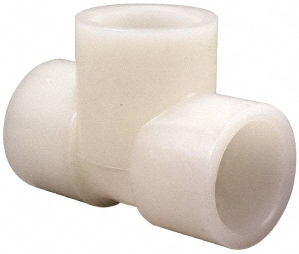 NIBCO - 3/4" PVDF Plastic Pipe Socket Tee - Schedule 80, S x S x S End Connections - Caliber Tooling