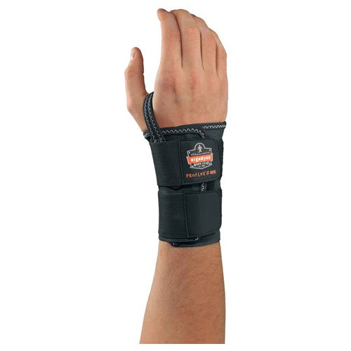 4010 MR Black Double Strap Wrist Support - Caliber Tooling