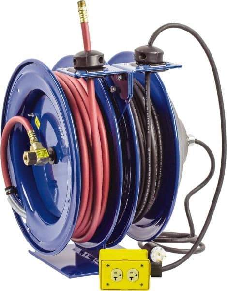 CoxReels - 50' Spring Retractable Hose Reel - 300 psi, Hose Included - Caliber Tooling